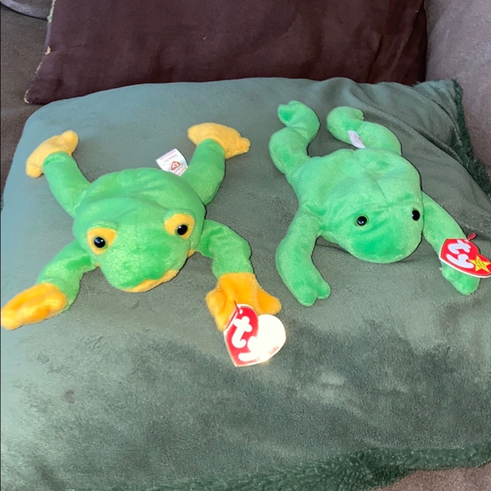 Ty Beanie babies - Frogs